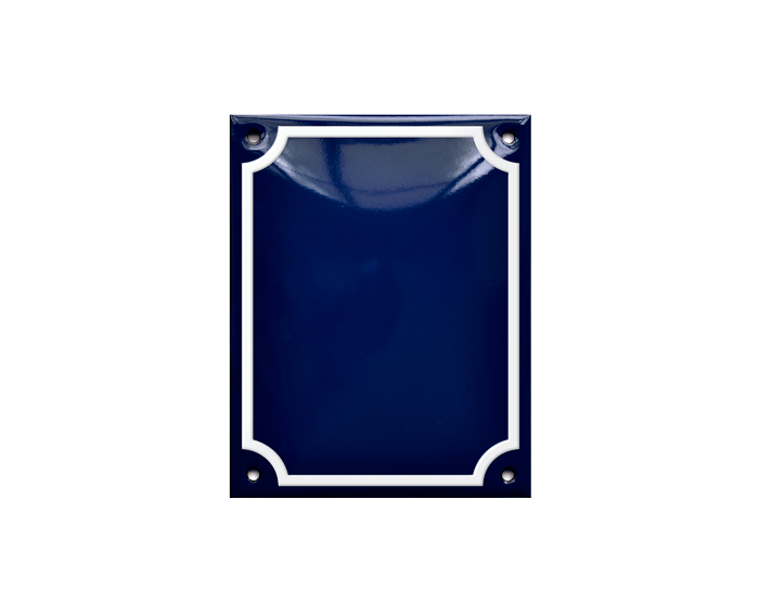 Blue Vertical Rectangle Metropolitan Sign 11 × 14 CM – RAMSIGN.COM