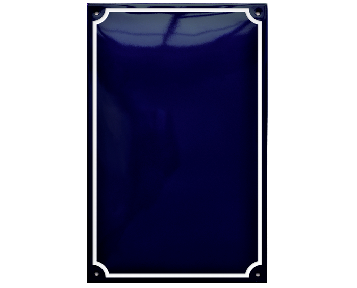 Blue Vertical Rectangle Metropolitan Sign 23 x 36 CM – RAMSIGN.COM