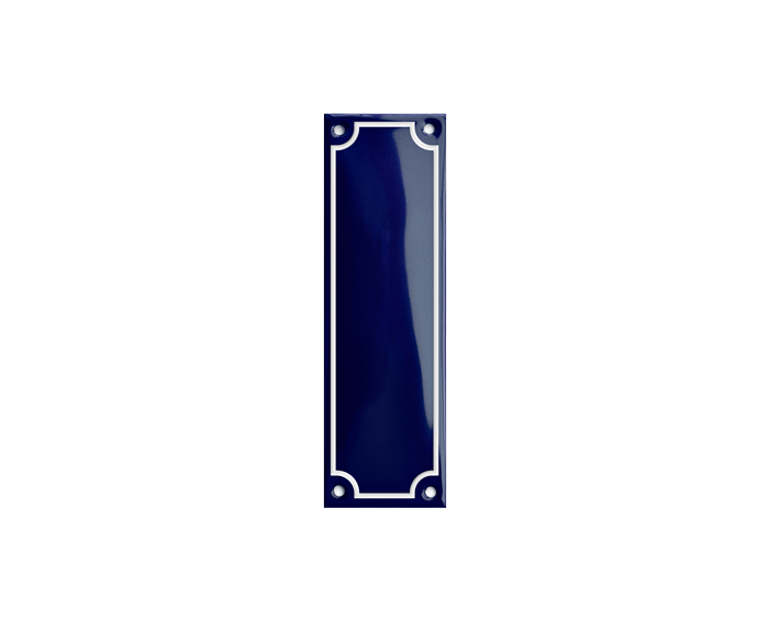 Blue Vertical Rectangle Metropolitan Sign 5 x 16 CM – RAMSIGN.COM