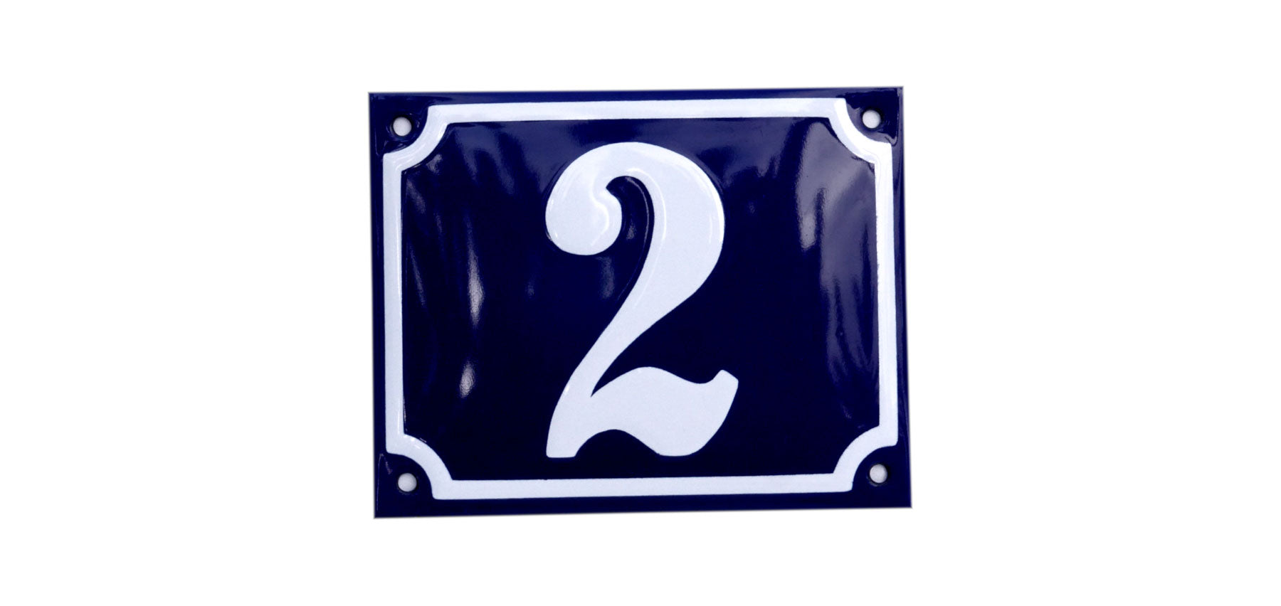 House Number Signs: Porcelain enamel number signs for your home –