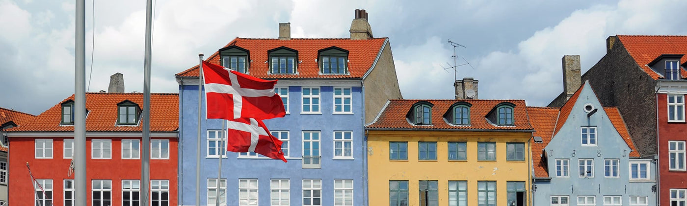 Home sign: Bird's eye view of Copenhagen