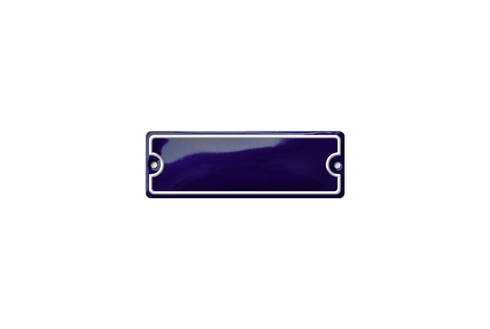 Blue Horizontal Rectangle Metropolitan Sign 12 × 4 CM – RAMSIGN.COM