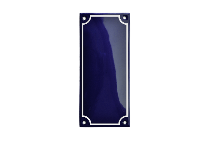 Blue Vertical Rectangle Metropolitan Sign 7 x 16 CM – RAMSIGN.COM